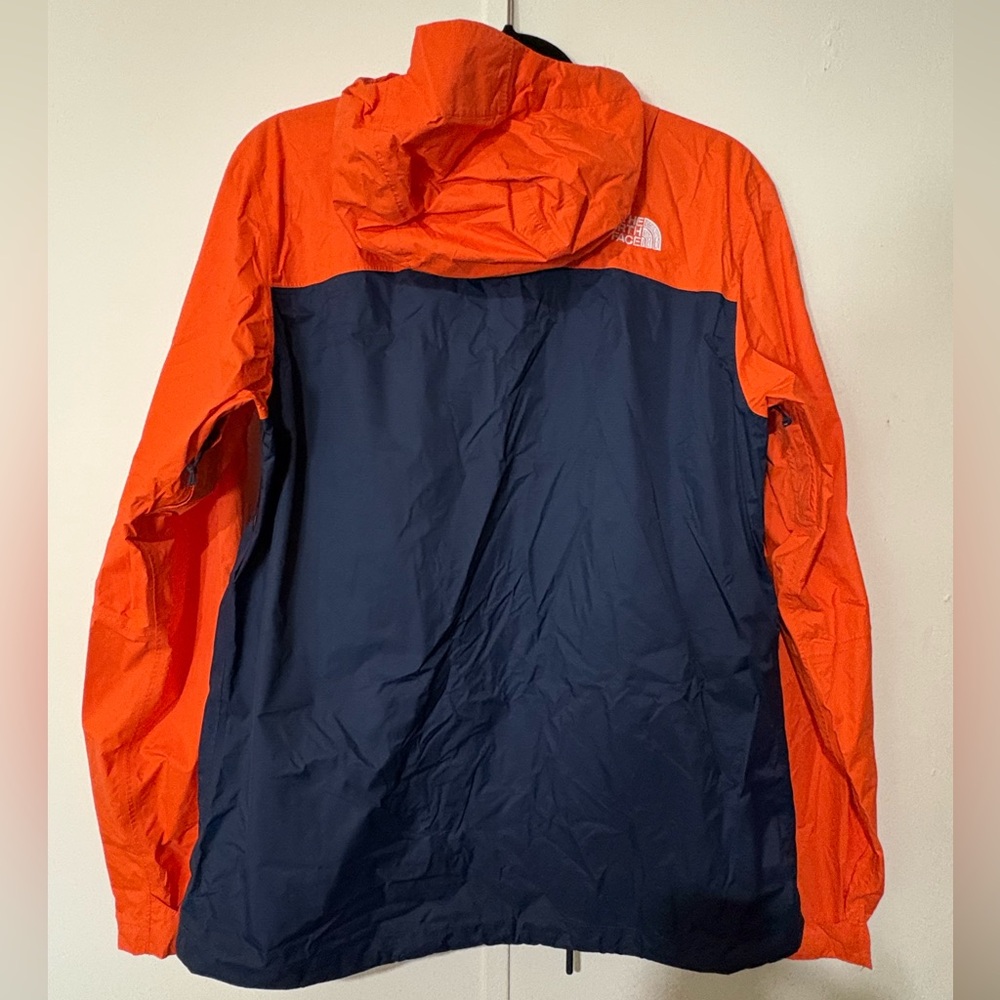 The North Face Vibrant Orange and Deep Blue Jacket - Picture 2 of 5